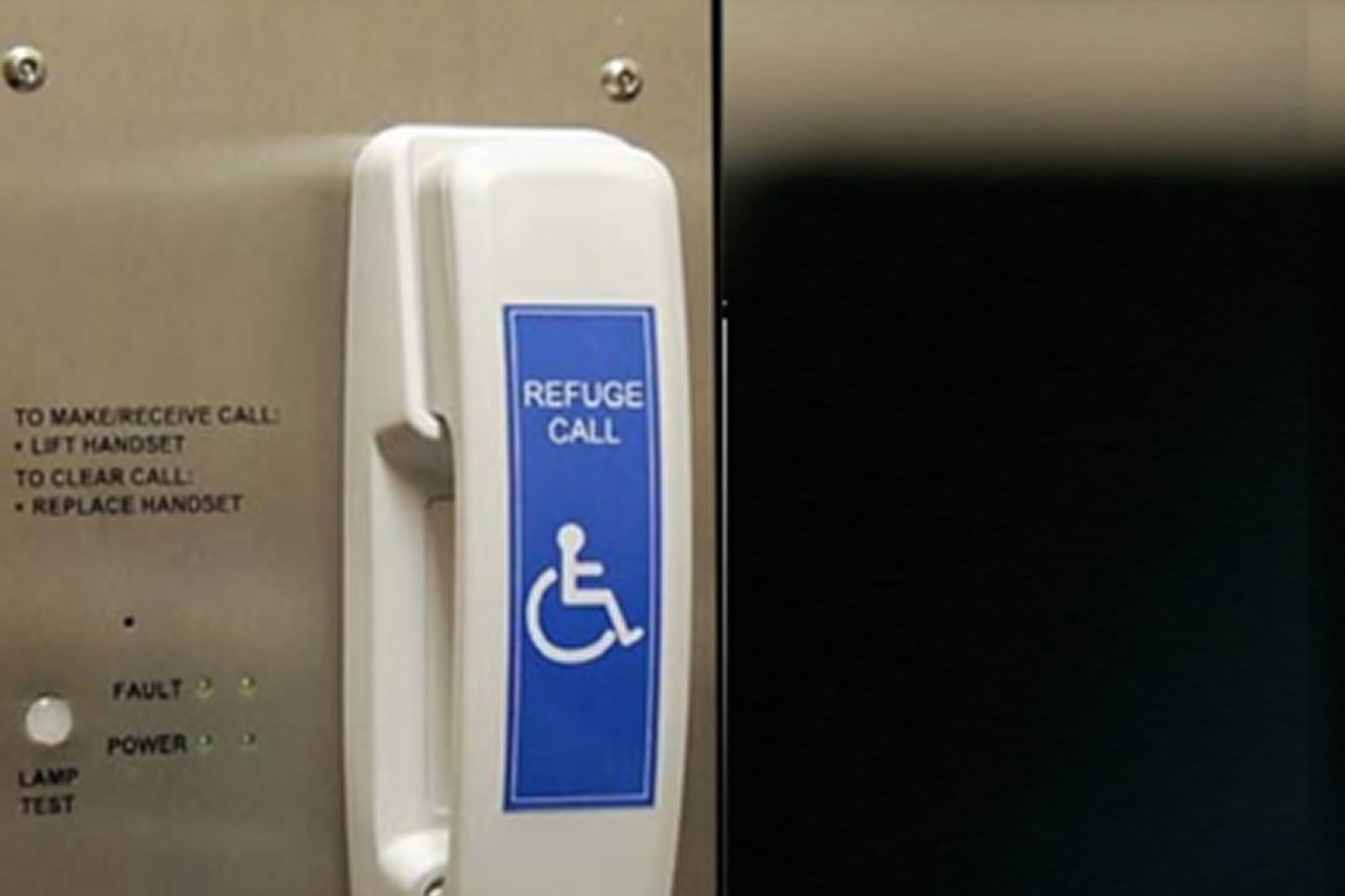 We supply, install and maintain disabled refuge systems throughout Staffordshire, Derbyshire, The Midlands and surrounding areas.